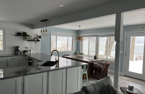 Burtchville House | Lake Front Beach House on Lake Huron with Private Beach