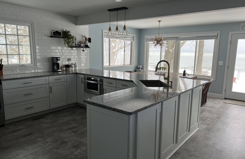 Burtchville House | Lake Front Beach House on Lake Huron with Private Beach