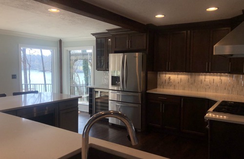 Flowery Branch House | Beautiful Lakefront Oasis with Pool, Hot Tub & Tennis Courts