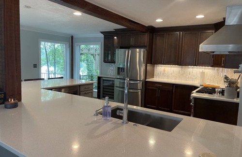 Flowery Branch House | Beautiful Lakefront Oasis with Pool, Hot Tub & Tennis Courts