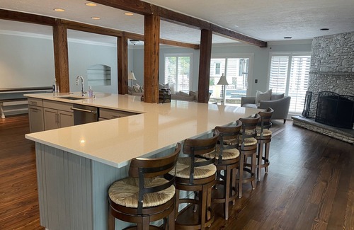 Flowery Branch House | Beautiful Lakefront Oasis with Pool, Hot Tub & Tennis Courts