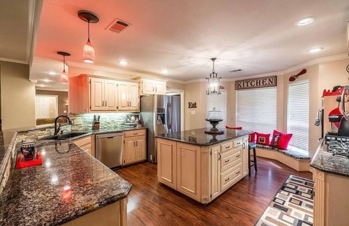 Alba House | Lake Front Estate: Private Boat Dock & Spa Retreat Awaits