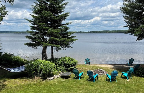 Madison House | Secluded Beachfront Retreat with Canoes and Fire Pit