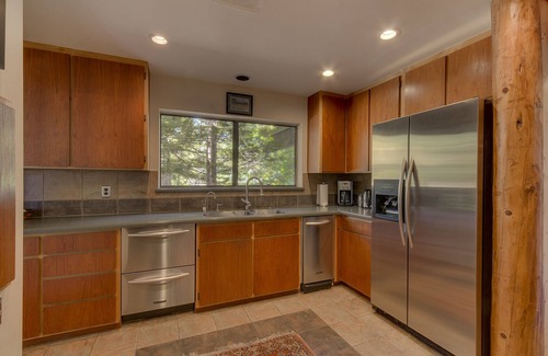 Tahoe Vista House | Lake Front Retreat with Private Beach, Hot Tub & Spa