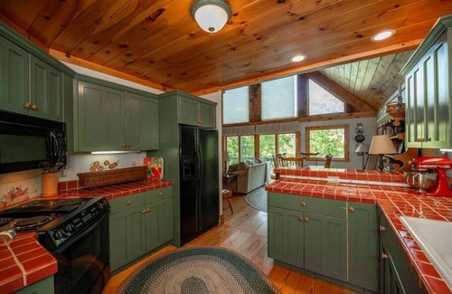 Cullowhee House | Scenic Lakefront Retreat with Private Dock & Amazing Amenities