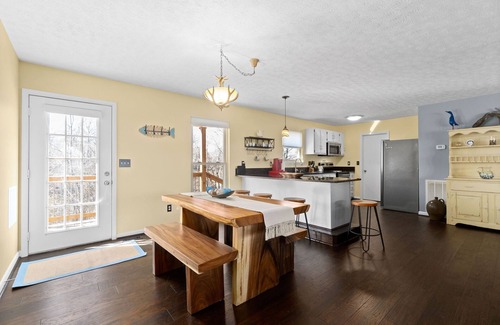 Stewart House | Lakefront Retreat with Private Dock & Spa Amenities