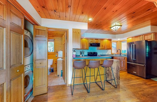 Lac du Flambeau House | Lake House on Little Crawling Stone Lake w/patio, docks, grill, firepit, & WIFI