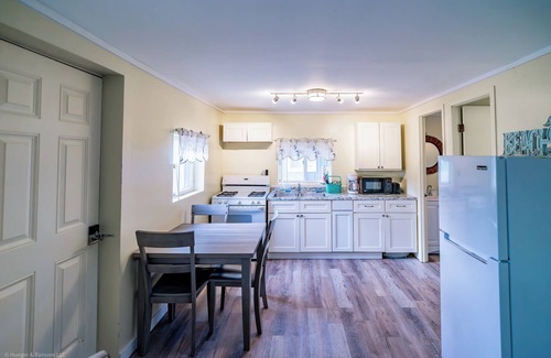 Oscoda Cabin | Inviting Lake Huron Cabin with Ocean Views & Hot Tub