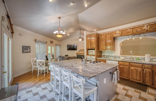 Nebo House | Experience Lake James Retreat: Private Lakefront Escape