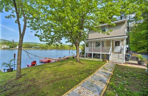 Lake Luzerne House | Riverside Retreat: Lake Luzerne Home with Private Beach
