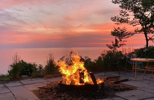 Shelby House | Secluded Lake Michigan Retreat with Private Beach Access