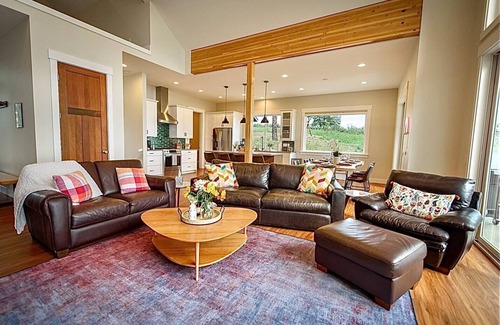 Chelan House | Secluded Hillside Retreat with Lake Views & Hot Tub