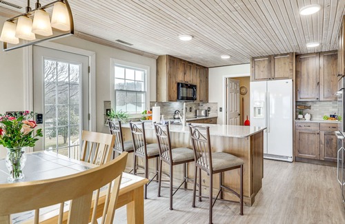 Roach House | Serene Lake of the Ozarks Haven with Decks and Kayaks