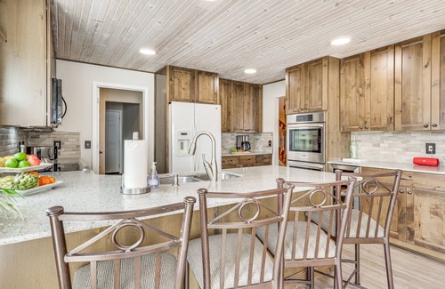 Roach House | Serene Lake of the Ozarks Haven with Decks and Kayaks