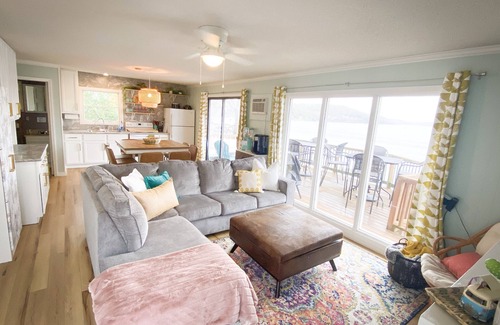 Barnett House | Lakefront Oasis at Lake of the Ozarks with Water Slide