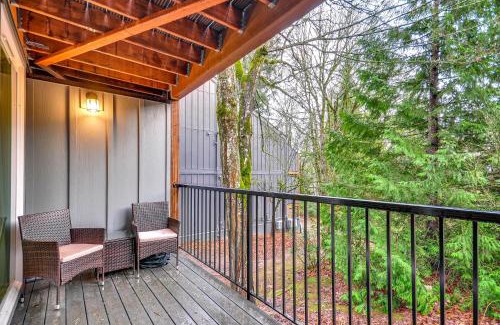Mount Park Apartment | Tranquil Lake Oswego Condo with Balcony, Just 3 Mi to Water!