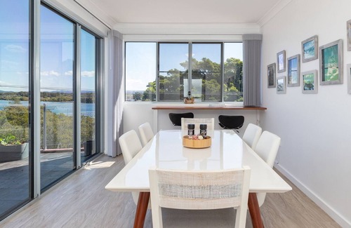 Forster Apartment | Reflections 12: Lakeside Retreat with Pool & Family Amenities