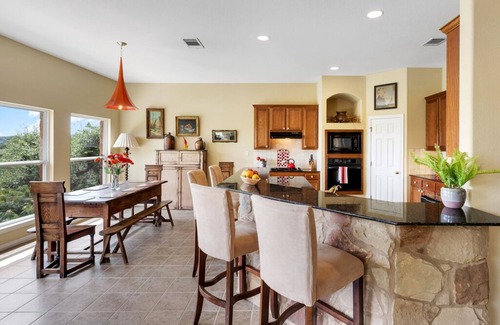 Oatmeal House | Beautiful Lake Travis Home with Dock, Grill & Pool Access