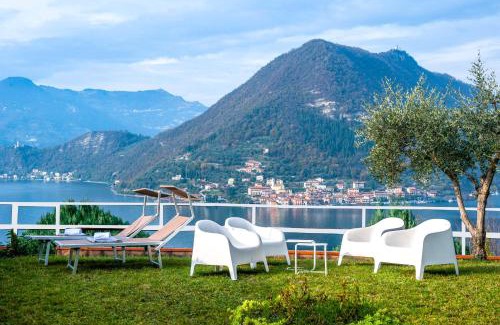 Sulzano Apartment | Relaxing Lake View 30: Family-Friendly with Pool Access