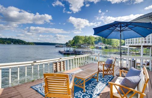 Gravois Mills House | Scenic Lake of the Ozarks Home with Private Boat Dock