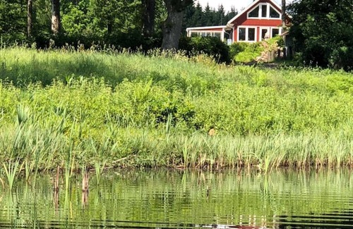Vittsjo House | Idyllic Lake View Retreat with Pool and Spa Amenities