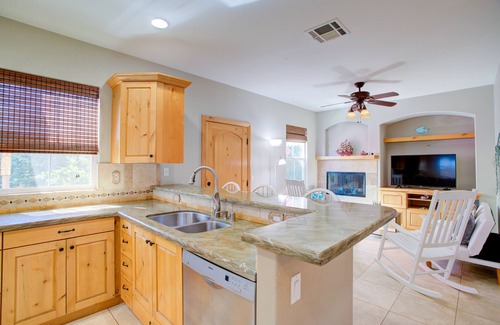 Lake Elsinore House | Lake View House: Steps to Private Beach with Pool & Spa
