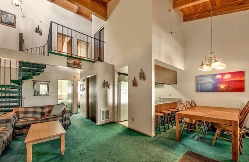 Tahoe Village Condo | Beautiful Lake View Upper Unit near Ski Lifts and Amenities