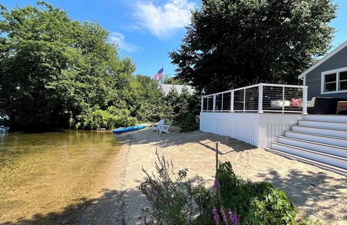 Centerville House | Idyllic Lake Wequaquet House Steps from the Water