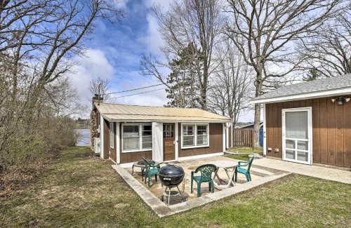 Rice Lake House | Lakefront 1930s Log Cabin with Private Beach & Dock Access