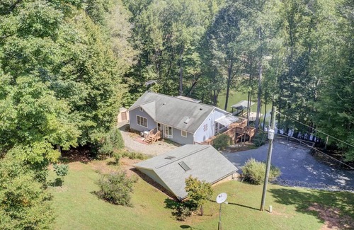 Moneta House | Beautiful Lakefront Retreat with Dock, Game Room & Kayaks