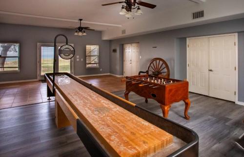 Burnet House | Lakefront 6BR Retreat w Dock & Game Room