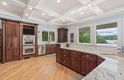 Greensboro House | Scenic Lakefront Retreat with Spa and Family-Friendly Fun
