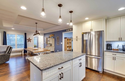 Butler House | Picturesque Lakefront Home with Hot Tub and Fire Pit