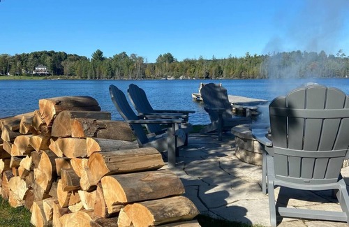 Alden Cabin | Serene Lakefront Cabin at Northaire Resort - Pet Friendly