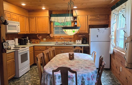 Croghan Cabin | Idyllic Lakefront Cabin Retreat with Pool & Ocean Views