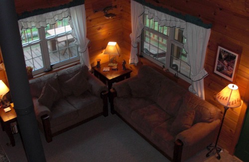 Croghan Cabin | Idyllic Lakefront Cabin Retreat with Pool & Ocean Views