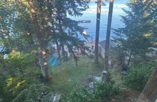 Loon Lake Cabin | Scenic Lakefront Cabin with Private Dock and Sandy Beach