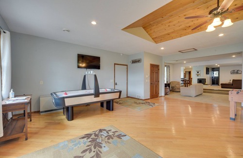 Chetek House | Scenic Chetek Haven: Lakefront Retreat with Gazebo & Dock