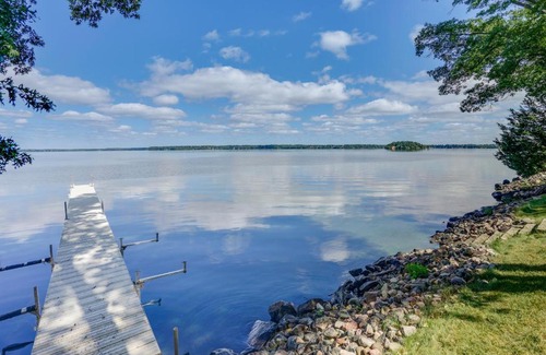 Lake Wissota House | Serene Lakefront Retreat in Chippewa Falls with Private Deck