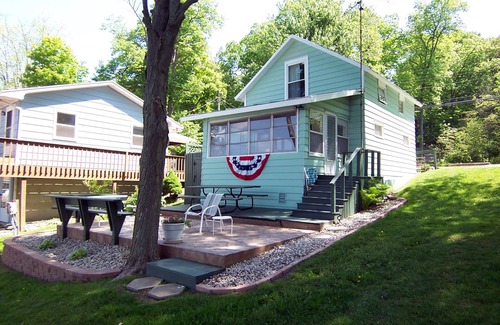 Angola Cottage | Lakefront Cottage with Dock and Scenic Sunset Views