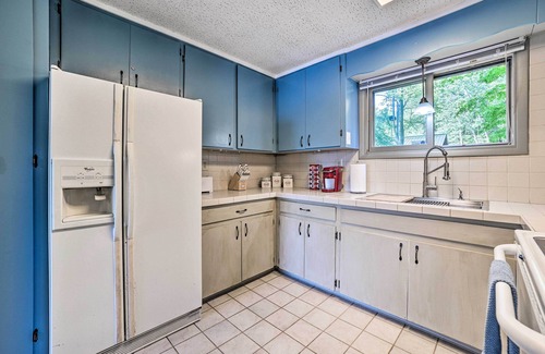 Curtis Township House | Tranquil Lakefront Hideaway: Kayaks, Fire Pit & Spa