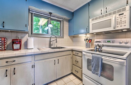 Curtis Township House | Tranquil Lakefront Hideaway: Kayaks, Fire Pit & Spa
