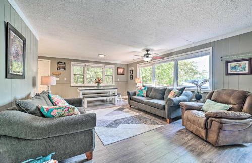 Curtis Township House | Lakefront Retreat with Dock, Kayaks & Cozy Fire Pit