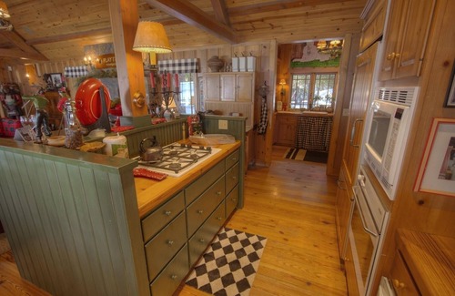 Homewood Cabin | Lakefront History: 5 Bedroom Cabin with Pet-Friendly Amenities