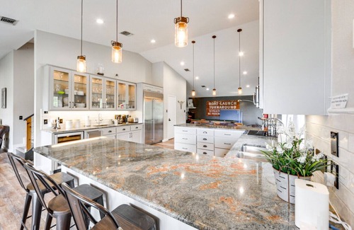 Spicewood House | Lakefront Home: Hot Tub, Boat Slip, and Game Room