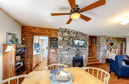 Fair Haven House | Lakefront home with huge yard, firepit, grill & wraparound porch - near hiking