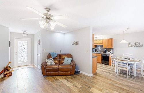 Granbury House | Lakefront Retreat with Private Dock and Spa Amenities