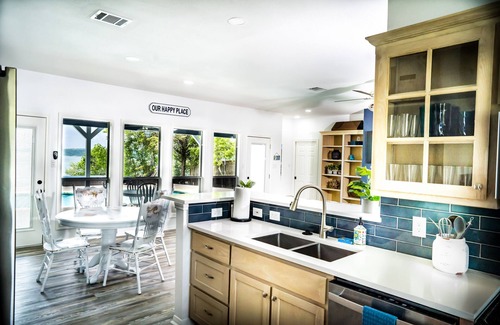 Belton House | Beautiful Lakefront House with Pool & Private Beach Access