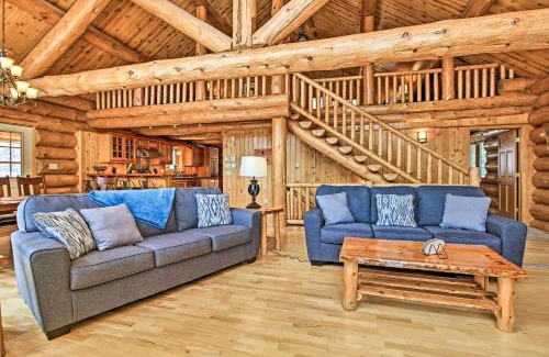 Lutsen House | Scenic Lakefront Log Cabin with Dock Near Lutsen Mountain