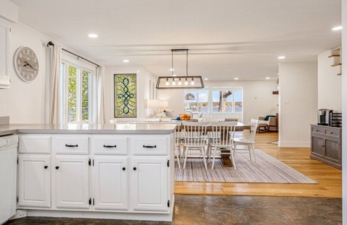 Bass Lake House | Lakefront Getaway: Hot Tub, Kayaks & Bikes Await You